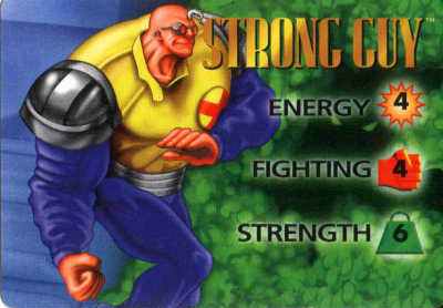 Strong Guy 3-Grid Character Card